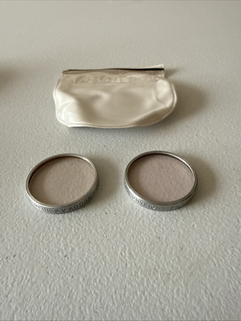 LOT OF 2 KODAK SKYLIGHT FILTER AND SERIES V SKYLIGHT FILTER